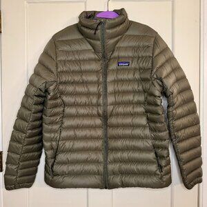 Patagonia Men’s Down Sweater Jacket Pine Needle Green Size Large